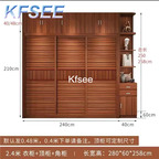 550usd Kfsee 1Pcs A Set Prodgf 280cm length Wood Wardrobe