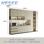 950usd Kfsee 1Pcs A Set Prodgf 340*40*240cm Wine Cabinet