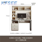 350usd Kfsee 1Pcs A Set Prodgf 140*60*176cm Book Cabinet with Study Table