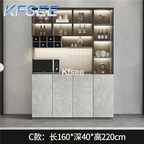 500usd Kfsee 1Pcs A Set Prodgf 160*40*220cm Wine Cabinet