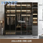 1000usd Kfsee 1Pcs A Set Prodgf 240*40*200cm Luxury Wardrobe