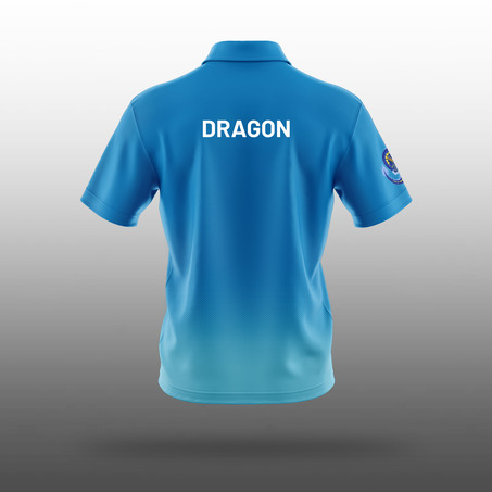 LEH Polo 衫 - Polo Shirt  ( DRAGON-蓝 )-2