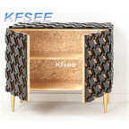 1200usd Kfsee 1Pcs A Set Romantic Antique Pied de poule Cabinet