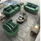 800usd Kfsee 1 Set Prodgf Luxury Countryside Velvet 1+2+3 Sofa