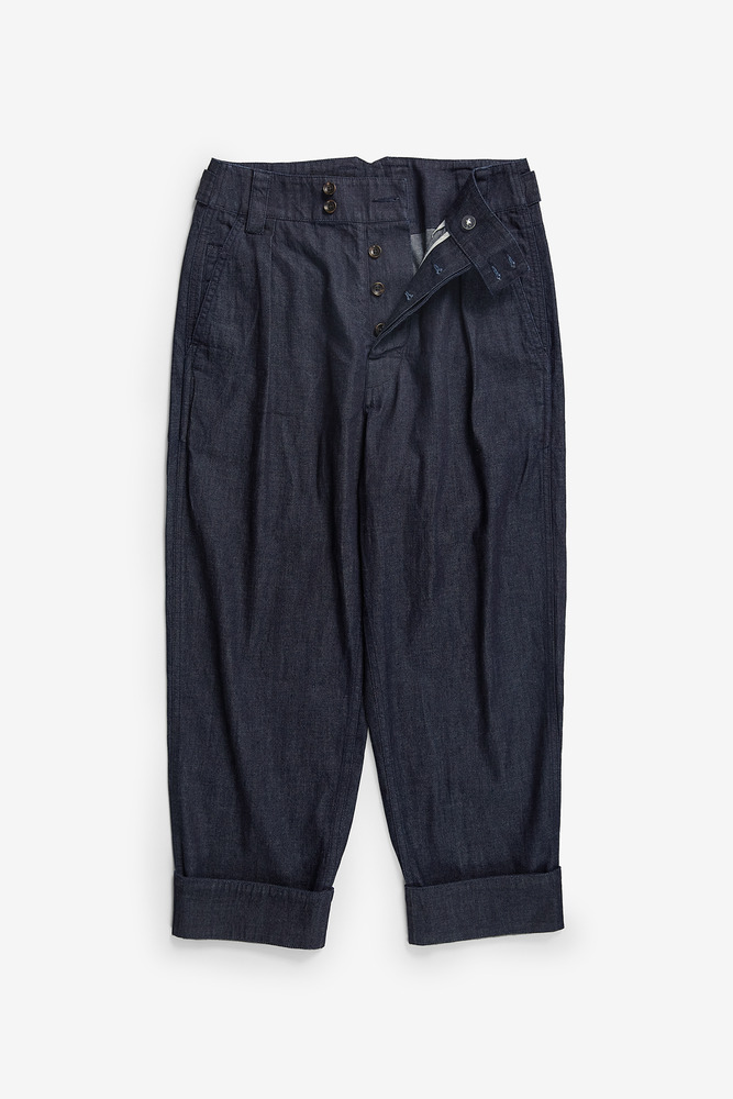 French 7.7oz Denim Work Trousers，Unisex