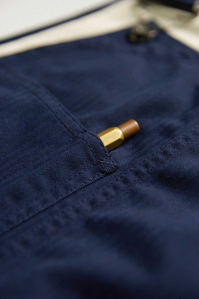 Japanese Workwear Herringbone Twill Overalls-4