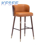 200usd Kfsee 1Pcs A Set Prodgf ins Wonderful Wood Leather Style Bar Chair