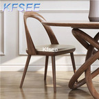 90usd Kfsee 1Pcs A Set Prodgf ins Wood Tassel Hot Dining Chair