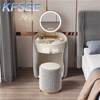 300usd Kfsee 1Pcs A Set Prodgf ins Pure Make Up Table with stool with mirror