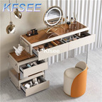 500usd Kfsee 1Pcs A Set Prodgf ins Pure In Love Make Up Table with stool