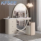 650usd Kfsee 1Pcs A Set Prodgf ins Pure In Love Make Up Table with stool