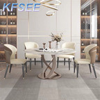 550usd Kfsee 1Pcs A Set Prodgf 110cm Light Luxury Slate Round Table (no turnable)