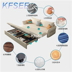 300usd Kfsee 1Pcs A Set Prodgf ins Smart Meaningful 180cm length Right Sofa Bed