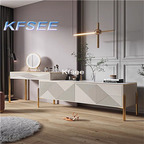 750usd Kfsee 1Pcs A Set Prodgf ins Romantic 80cm length Make Up Table with 160cm length TV Cabinet