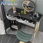 500usd Kfsee 1Pcs A Set Prodgf ins Romantic Make Up Table with stool with mirror