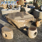 600usd Kfsee 1 Set Prodgf Home Garden Stone 1 Table and 2 Stool