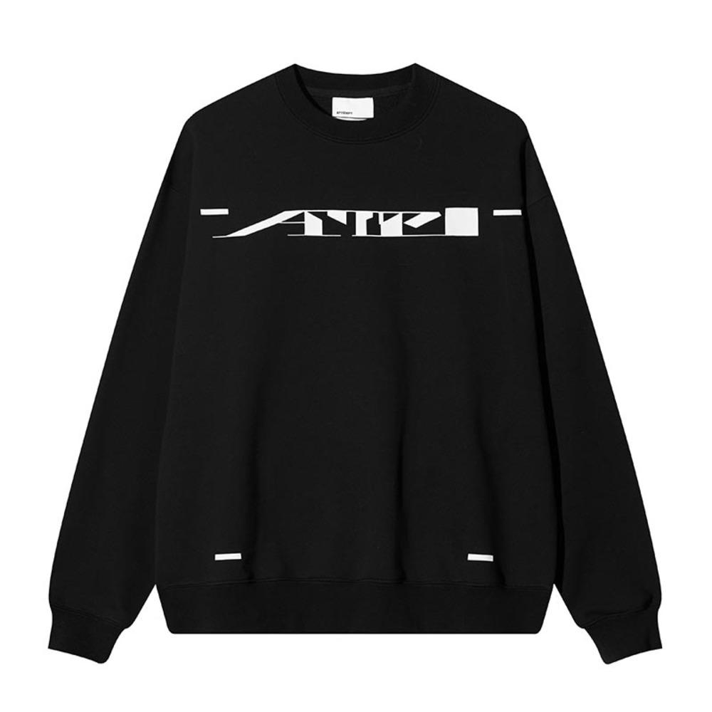 ATTEMPT AW22 ATT建筑logo圆领卫衣-3