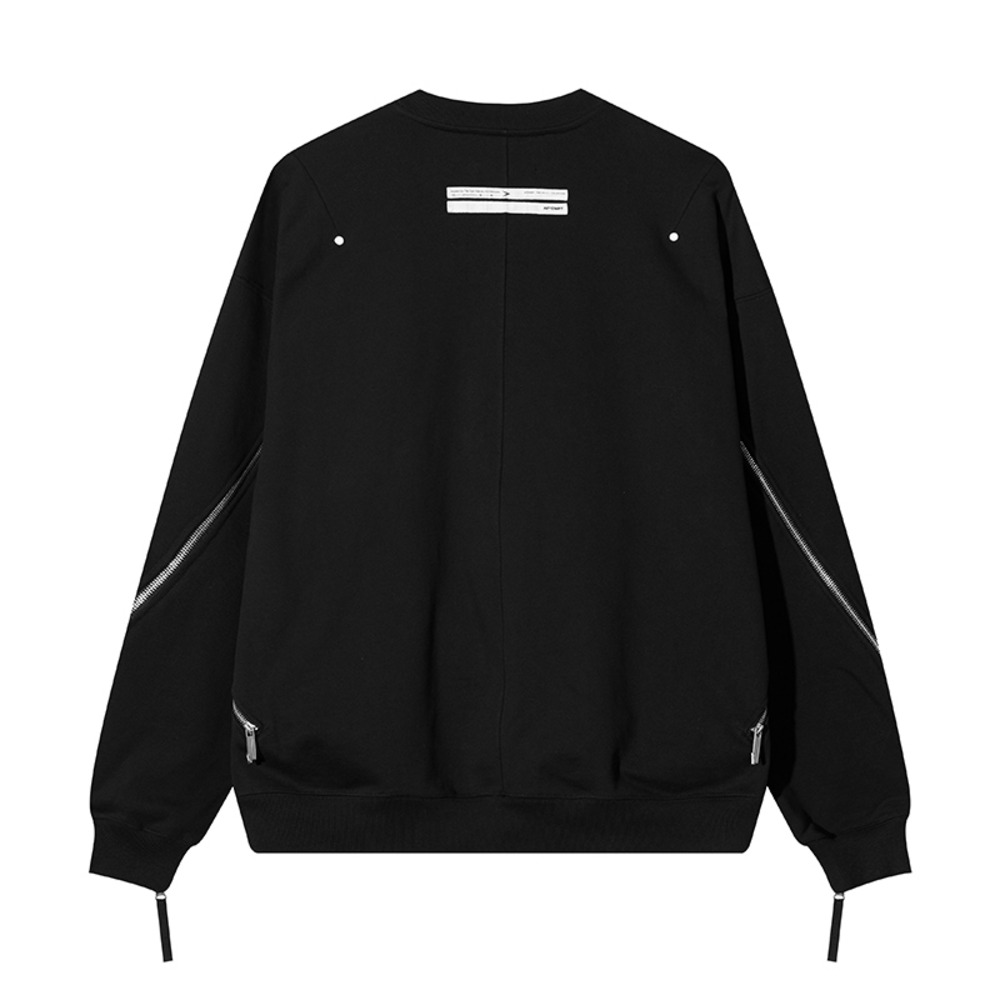 ATTEMPT AW22 双拉链圆领卫衣-2