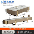 400usd Prodgf 1Pcs A Set ins American Romantic TV Cabinet and Coffee Table