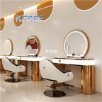 200usd Kfsee 1Pcs A Set Prodgf Luxury 1 People Seat Single Side Salon Mirror With Cabinet