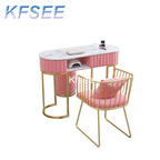 160usd Kfsee 1Pcs A Set Prodgf Luxury Nail table with chair with stool