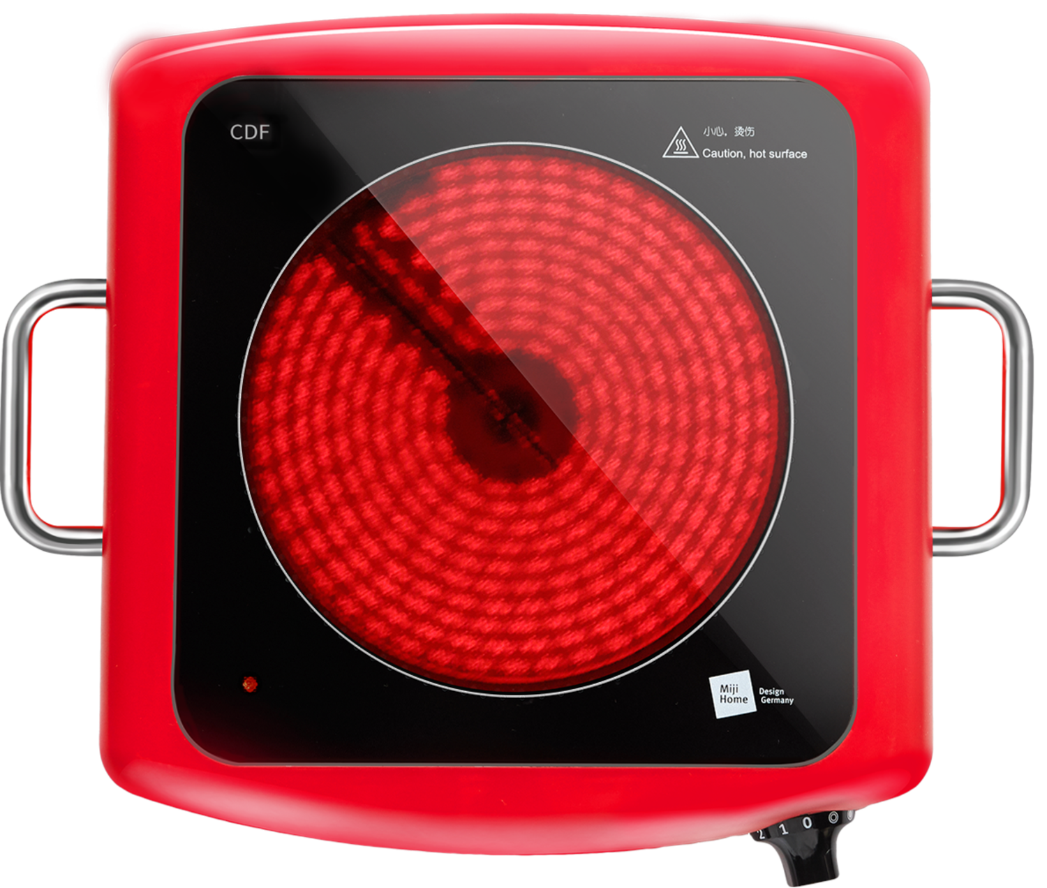 米技厨德法系列大功率电陶炉Miji CDF1（红色）-5