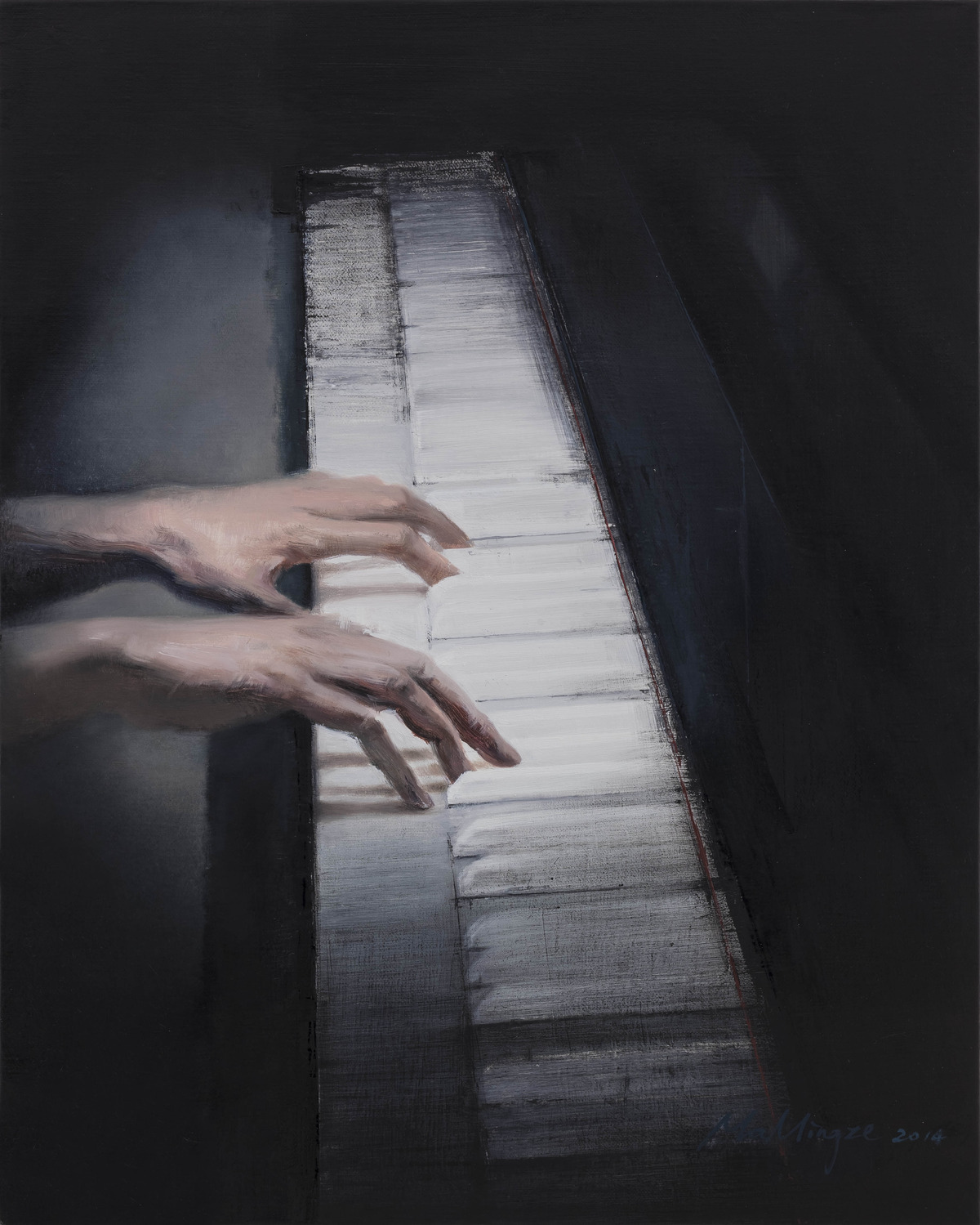 王萌专栏 | 视觉暂停键的语法 - 马铭泽绘画中的角度、光度与温度