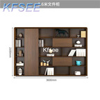 2000usd Kfsee 1Pcs A Set Prodgf ins 360cm length Book Cabinet
