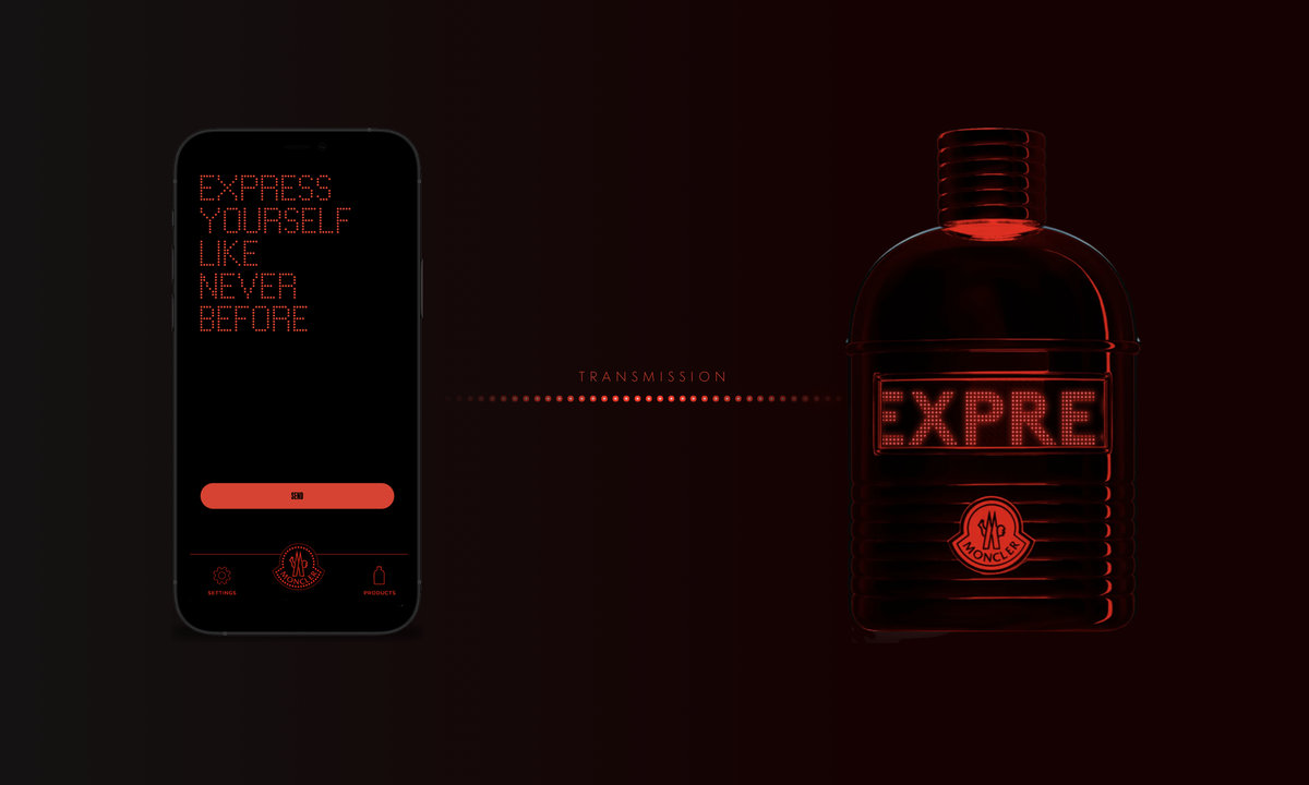 MONCLER 发布拥有「LED 屏幕」的首款香水
