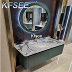 700usd Kfsee 1Pcs A Set Weibog ins 120cm length Bathroom Cabinet with Mirror