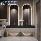 1100usd Kfsee 1Pcs A Set Weibog ins 200cm length Bathroom Cabinet with Mirror