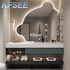 950usd Kfsee 1Pcs A Set Weibog ins 200cm length Bathroom Cabinet with Mirror