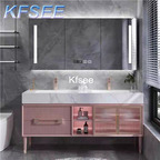 1100usd Kfsee 1Pcs A Set Weibog ins 220cm length Bathroom Cabinet with Mirror
