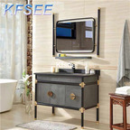 650usd Kfsee 1Pcs A Set Weibog ins 120cm length Bathroom Cabinet with Mirror