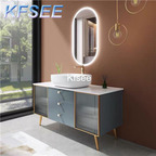 500usd Kfsee 1Pcs A Set Weibog ins 120cm length Bathroom Cabinet with Mirror