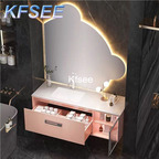 700usd Kfsee 1Pcs A Set Weibog ins 150cm length Bathroom Cabinet with Mirror