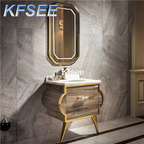 700usd Kfsee 1Pcs A Set Weibog ins 120cm length Bathroom Cabinet with Mirror