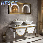 950usd Kfsee 1Pcs A Set Weibog ins 160cm length Bathroom Cabinet with Mirror
