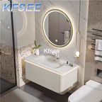 600usd Kfsee 1Pcs A Set Weibog ins 100cm length Bathroom Cabinet with Mirror