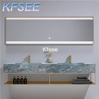 1100usd Kfsee 1Pcs A Set Weibog 150cm length Bathroom Cabinet with Mirror