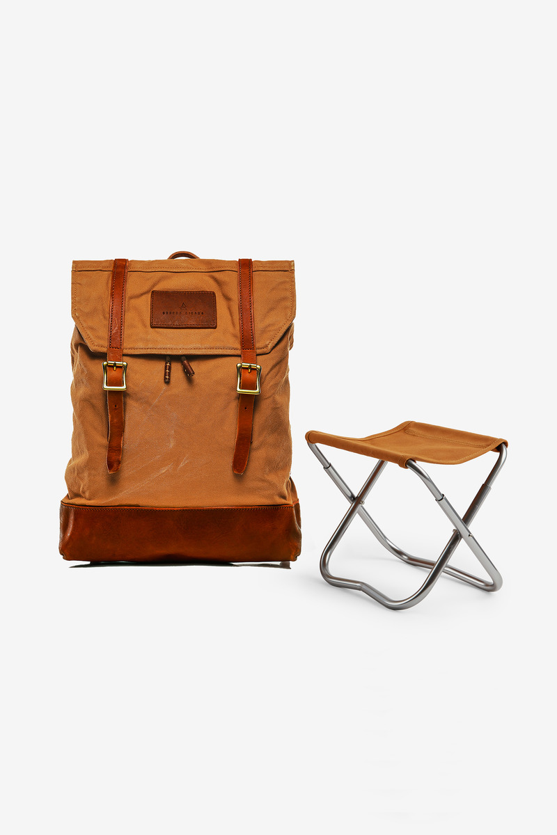 Japan Okayama Canvas Protable Folding Stool-5