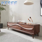 500usd Kfsee 1Pcs A Set Weibog ins Romantic 180cm length wave TV Cabinet