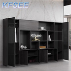 600usd Kfsee 1Pcs A Set Weibog ins Traditional 260*40*200cm Book Cabinet