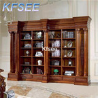 3000usd Kfsee 1Pcs A Set Weibog ins Antique Luxury Castle 350*58*250cm Book Cabinet