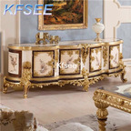 2000usd Kfsee 1Pcs A Set Weibog ins Luxury Castle TV Cabinet