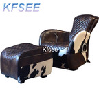 1200usd Kfsee 1Pcs A Set Weibog ins Europe Luxury Lounge Chair with stool