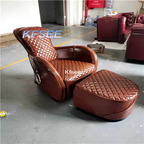 700usd Kfsee 1Pcs A Set Weibog ins Europe Luxury Lounge Chair with stool