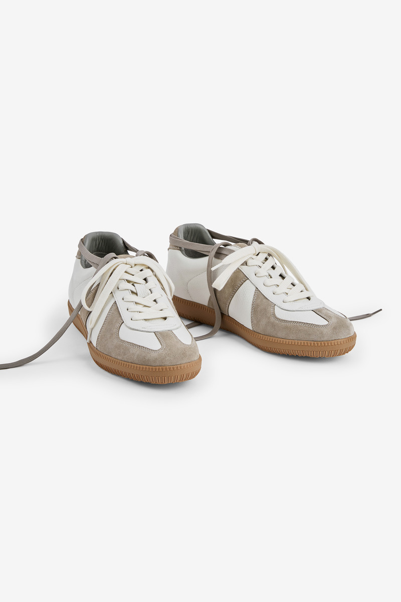 Italian Calf Leather Heritage German Army Trainer Sneakers-2