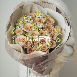 卡布奇诺--卡布奇诺玫瑰花束