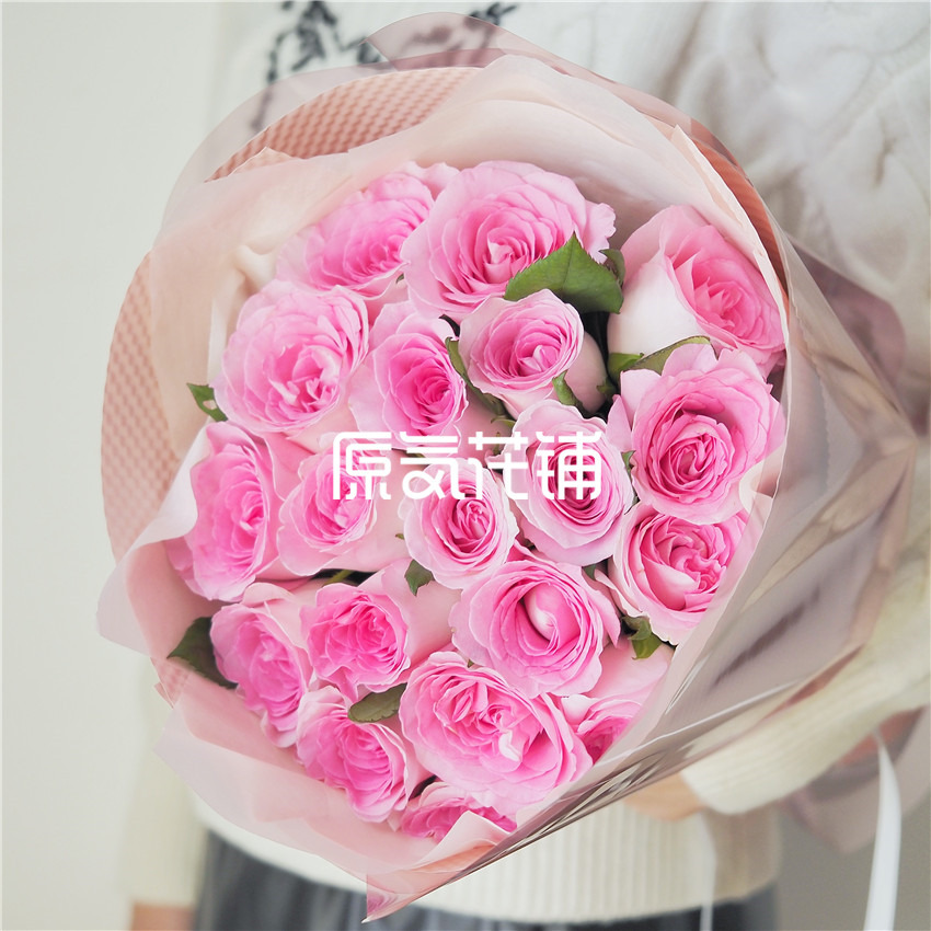 原气花铺-花店-上海-北京仙子--洛神玫瑰花束-5